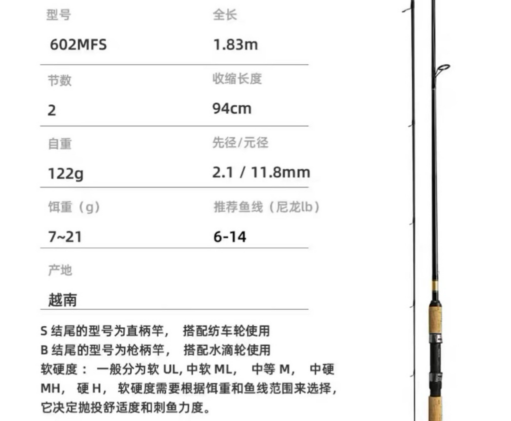 Daiwa Sweepfire Rod